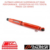 OUTBACK ARMOUR SUSPENSION KIT REAR PERFORMANCE - EXPD HD FITS TOYOTA PRADO 120S